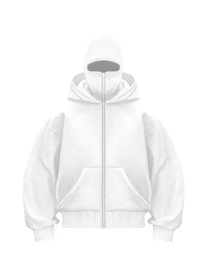 #product_na#Fashion GlowFashion GlowWitSBalaclava | Full - Zip Hoodie
