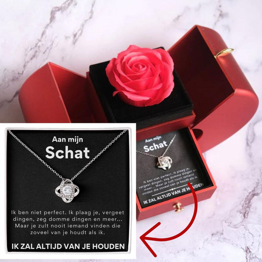 #product_na#Fashion GlowFashion GlowL1 - SILVER - S925 - T11 - eternal - flower - box14K WitgoudEeuwige Roos Aan mijn schat